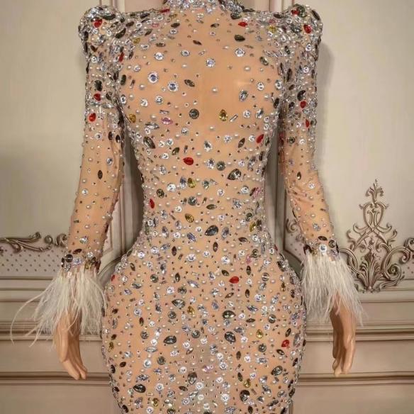 Cute rainbow rhinestone dreaa