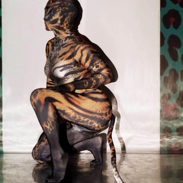 Cat Pattern Bodysuit