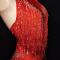 Red Crystal Disco Leotard