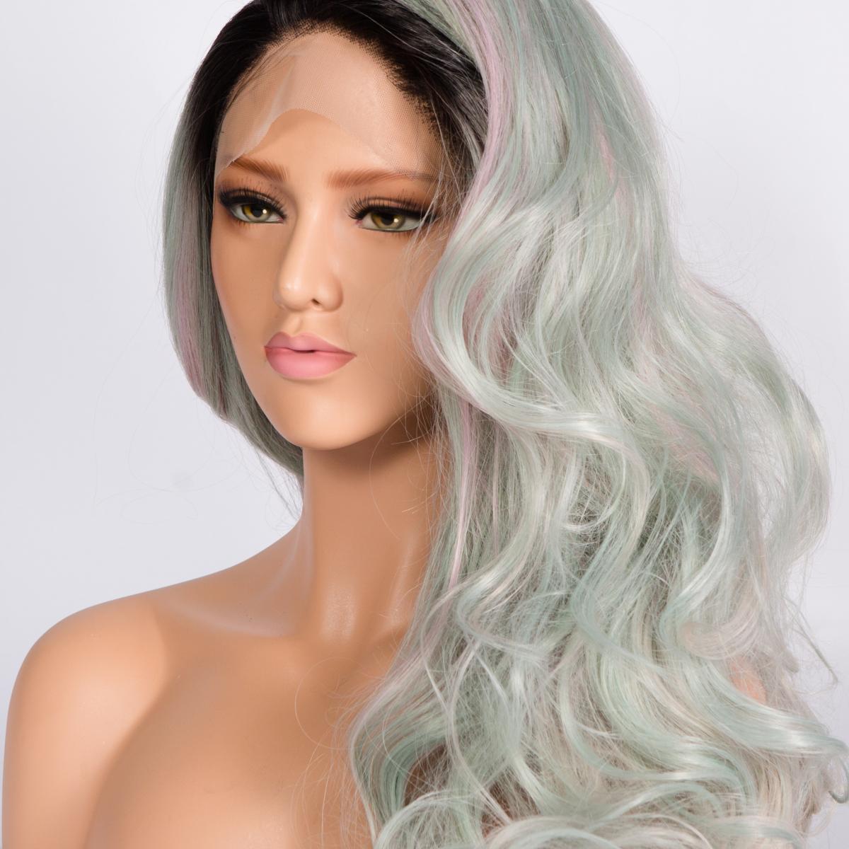 pastel colored wigs