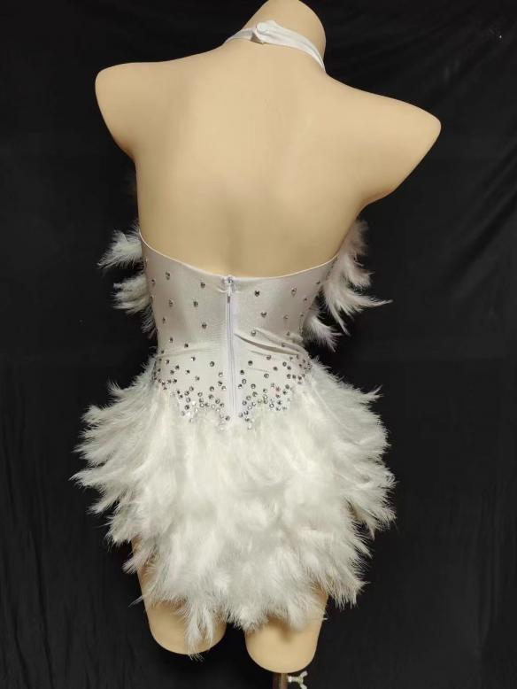 Various colors feather leotard