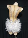 Rhinestone Feather Dress