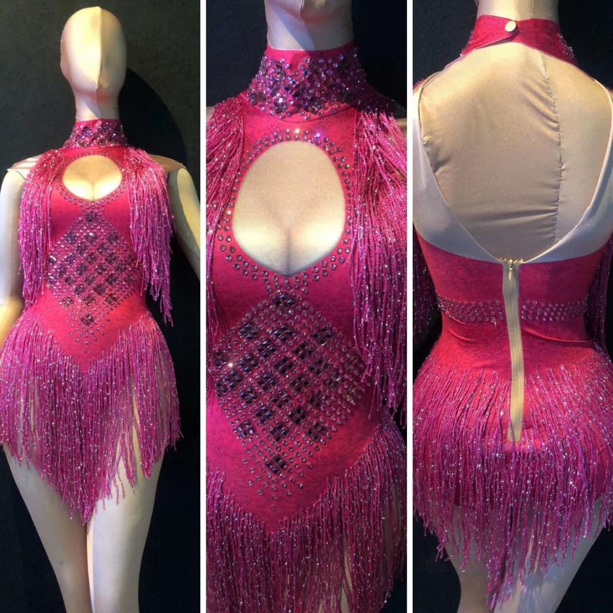 Square Tassel Leotard Costumes Raywigs