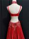 Red Diamond Long Drag Dress( THREE PIECE)