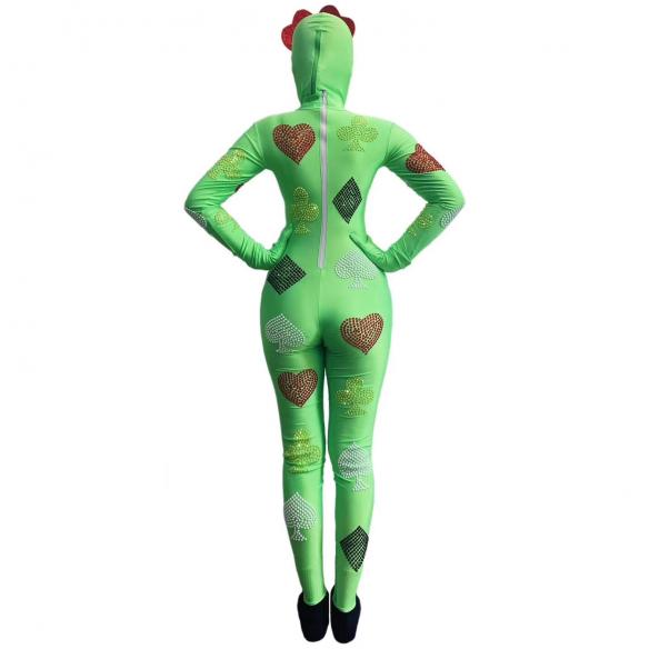 Green Cards Bodysuit