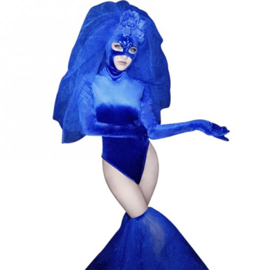 Custom Sequin Fringe DRAG QUEEN LONG SLEEVE Gown