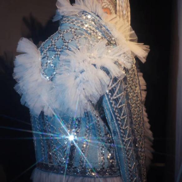 Full Set Denim Mesh Jacket & Leotard