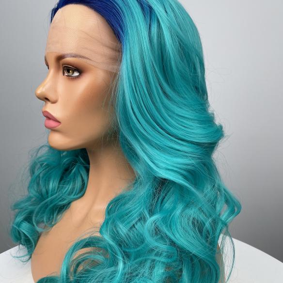 Kylie-Ombre Green & Blue