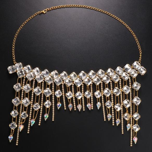 Rhinestone Hair Chain