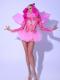 Full Set Pink Drag Dress（includes headdress）