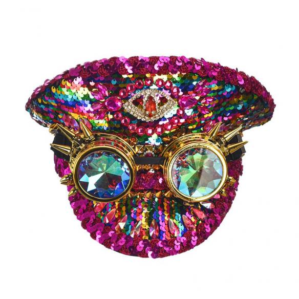 3 Colors Diamond Jazz Hat