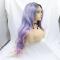 Human Hair Full Lace Wig Curly Ash Brown