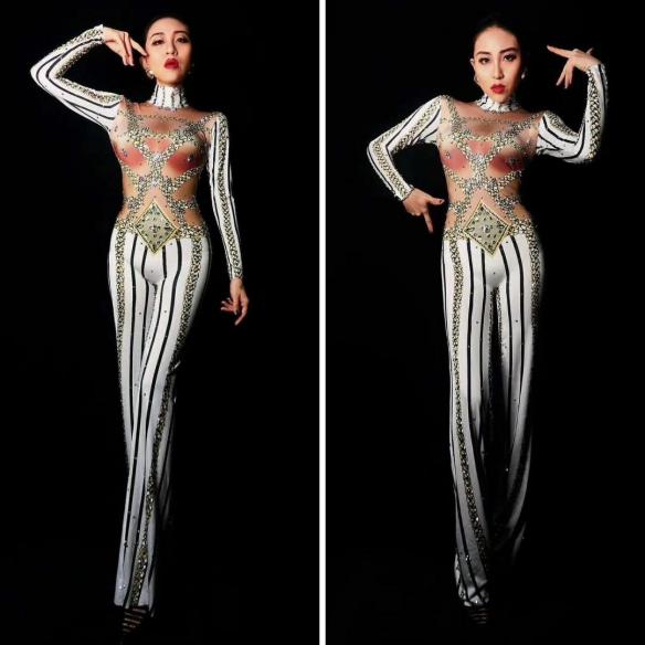 White Stripe Bodysuit