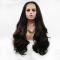 Human Hair Full Lace Wig Curly Ash Brown