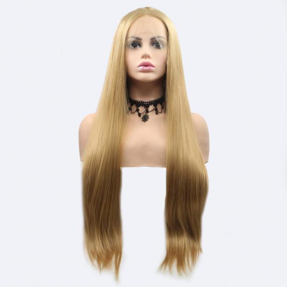 Human Hair Full Lace Wig Curly Ash Brown