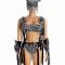 Black Rhinestone Bikini Suits