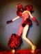 Special design red bodysuit