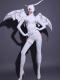 White Exaggerated Angel Bodysuit (includes wings)