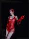 Red Rhinestone Leotard (includes headdress & gloves)