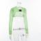 Green Transparent Grid Waistcoat