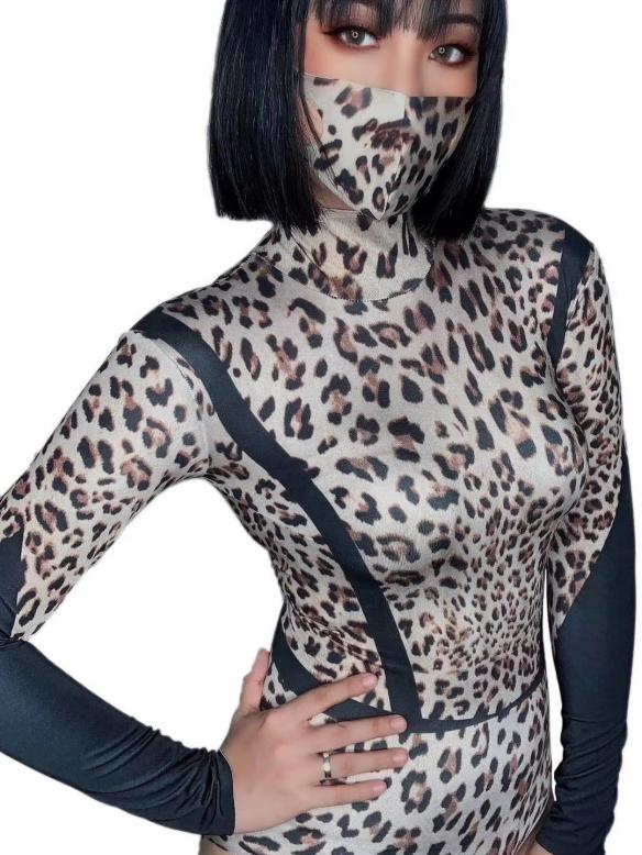 Leopard Print Leotard
