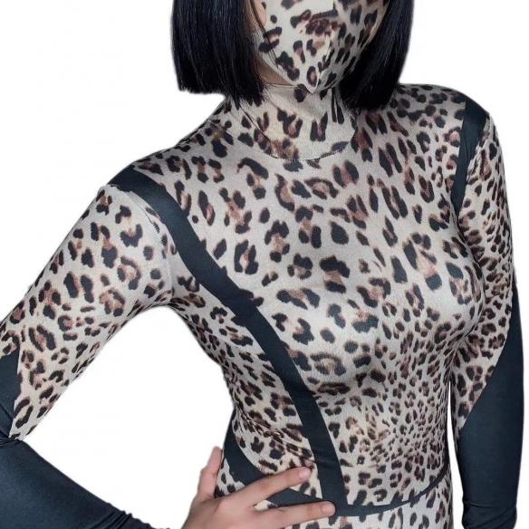 Leopard Print Leotard