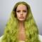 Custom Summer Green Wig