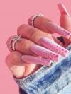 24 PCS Pink Nail