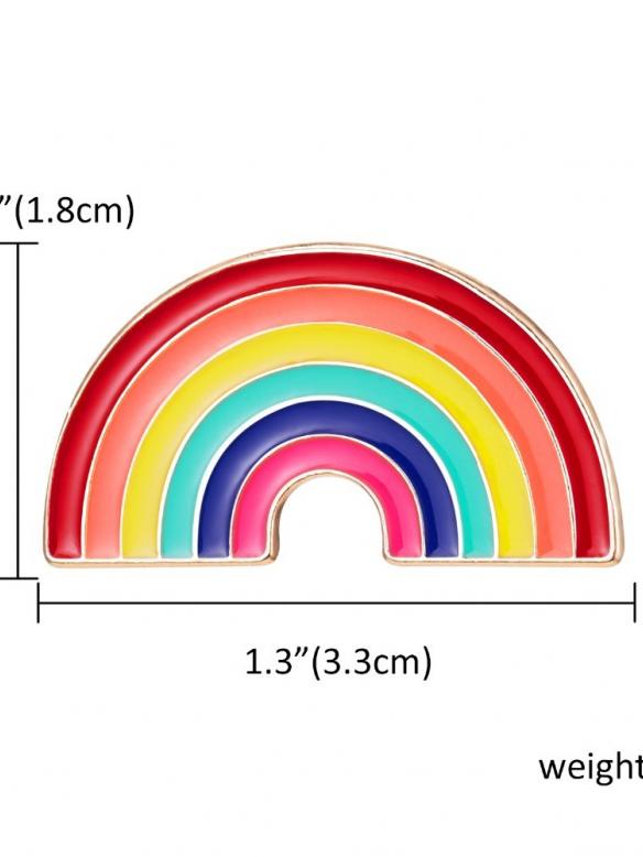 LGBT Rainbow Pride Brooch Pin (Various Designs)