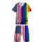 LGBT Pride Sporty Two-Piece Outfit (Baseball Jersey & Shorts)