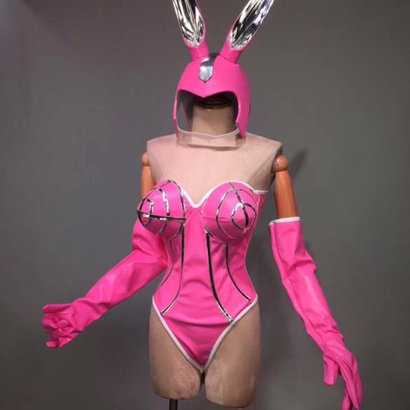 Several colors rabbit leotard (includes gloves)