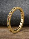 Rainbow Eternity Cubic Zirconia Ring