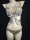Rhinestone Bikini Suit (includes dress)