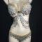 Rhinestone Bikini Suit (includes dress)