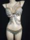 Rhinestone Bikini Suit (includes dress)