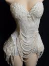 PEARL DRAG SLEEVELESS BODYSUIT