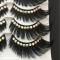 Multi- color Rhinestone Thick Black False Lashes