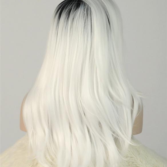 Ava-snow white with Black Root