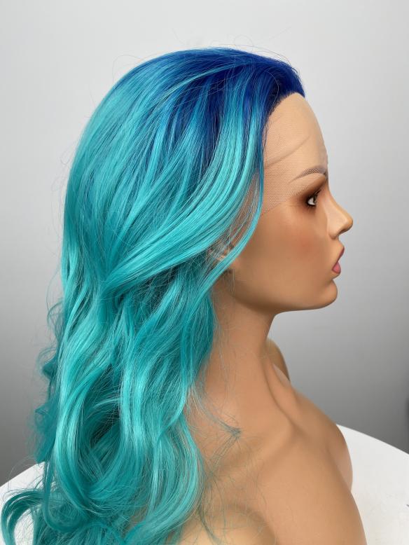 Kylie-Ombre Green & Blue