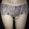 Silver Rhinestone and Pearl Bikini 