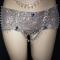 Silver Rhinestone and Pearl Bikini 