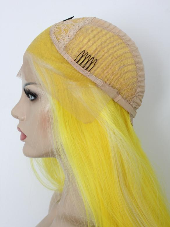 Human Hair Full Lace Wig Curly Ash Brown