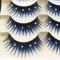 Silver Stone Black/ Blue Thick False Lashes