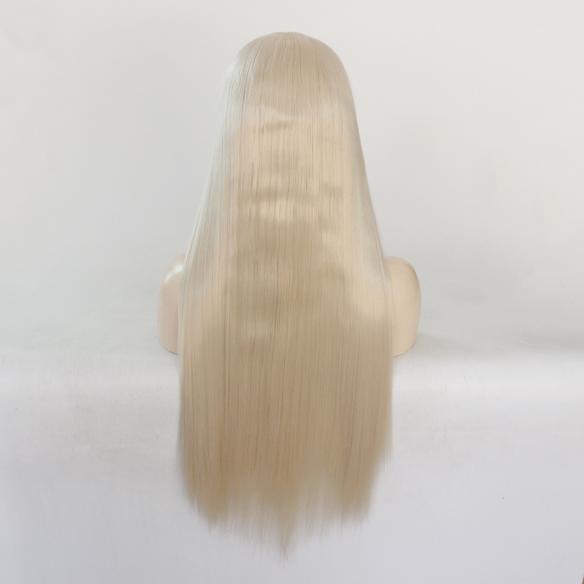 Blonde Middle Part Long Lace Front Drag Wig