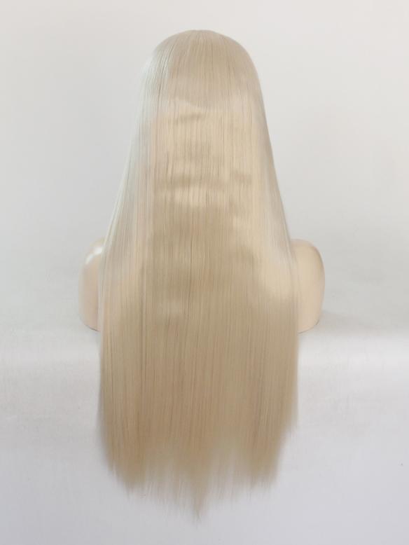 Blonde Middle Part Long Lace Front Drag Wig