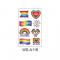 10 Pcs Pride Tattoo Stickers