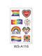 10 Pcs Pride Tattoo Stickers
