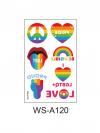 10 Pcs Pride Tattoo Stickers