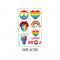 10 Pcs Pride Tattoo Stickers