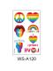 10 Pcs Pride Tattoo Stickers